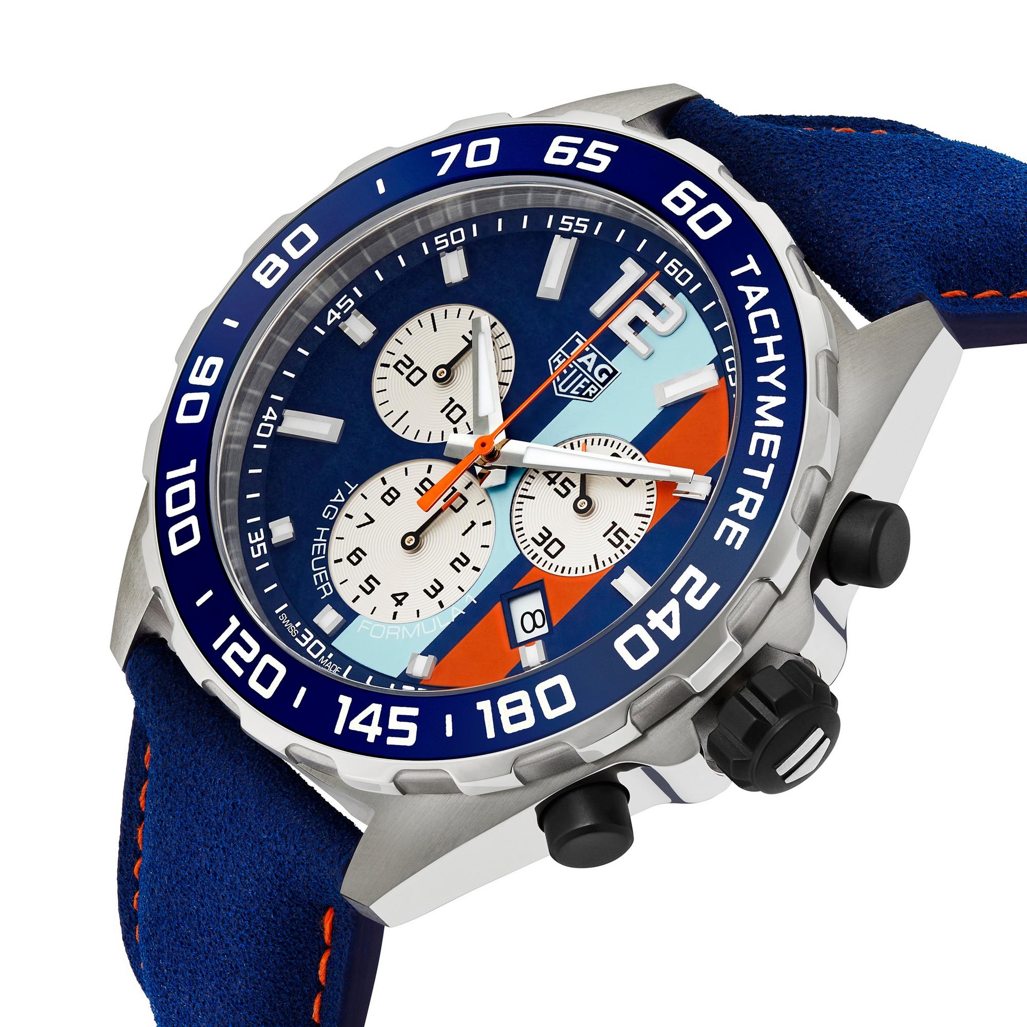 Tag Heuer Formula 1 Gulf Chronograph Special Edition Mens Watch