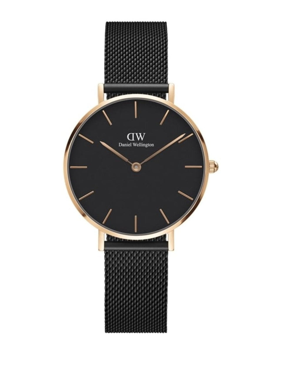 Daniel Wellington Ladies Black Petite Ashfield Watch Dw00100201