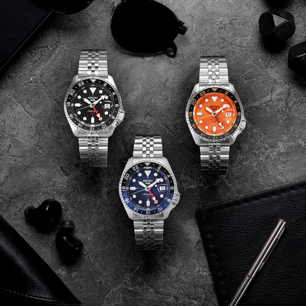 Seiko Watch 5 Sports Gmt Skx Re Interpretation Ssk001k1