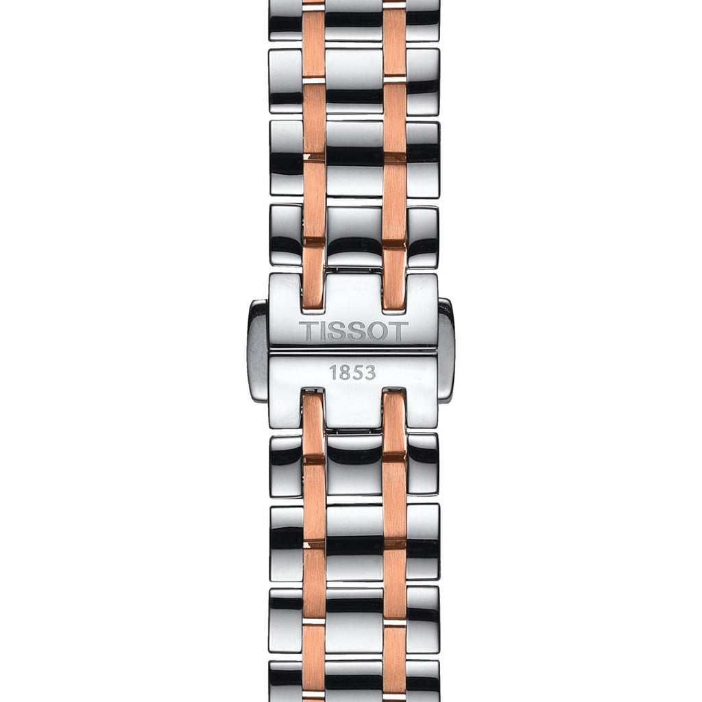Tissot Ladies Automatic Watch Chemin Des Tourelles Powermatic 80 Two Tone Rose Helvetic Pride T0992072211802