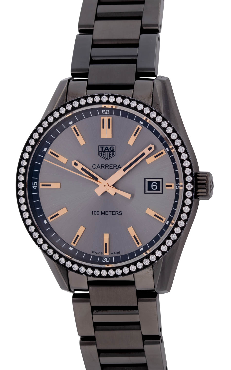 Tag Heuer Carrera Quartz 39mm Watch For Women War1115 Ba0602
