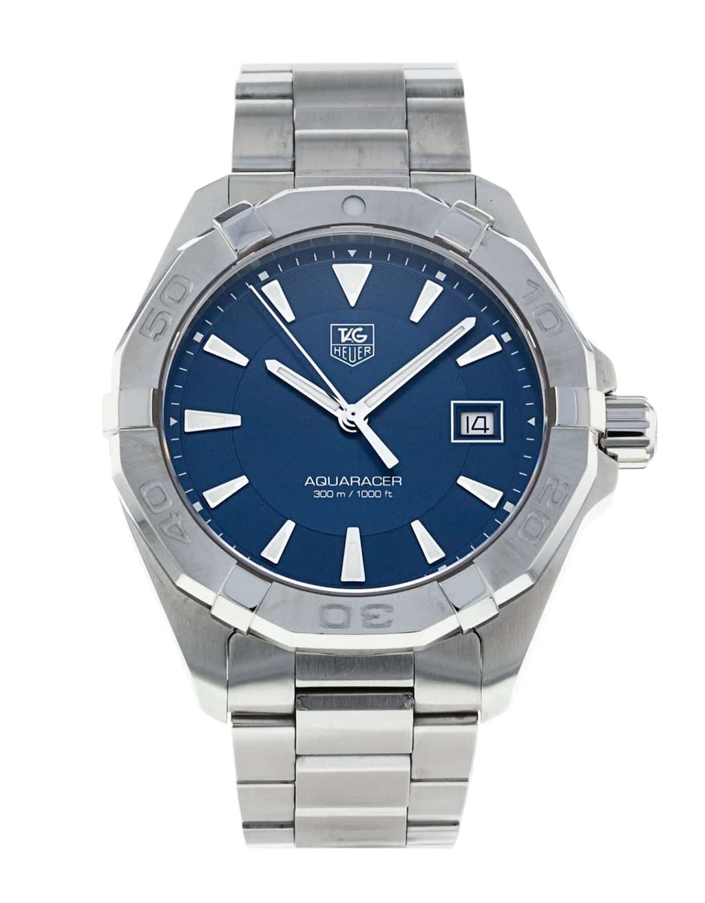Tag Heuer Aquaracer 41mm Quartz Watch For Men Way1112 Ba0928