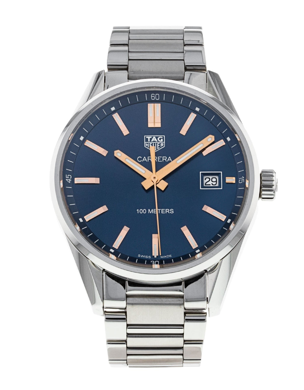 Tag Heuer Carrera Quartz Silver Dial Watch For Women War1112 Ba0601