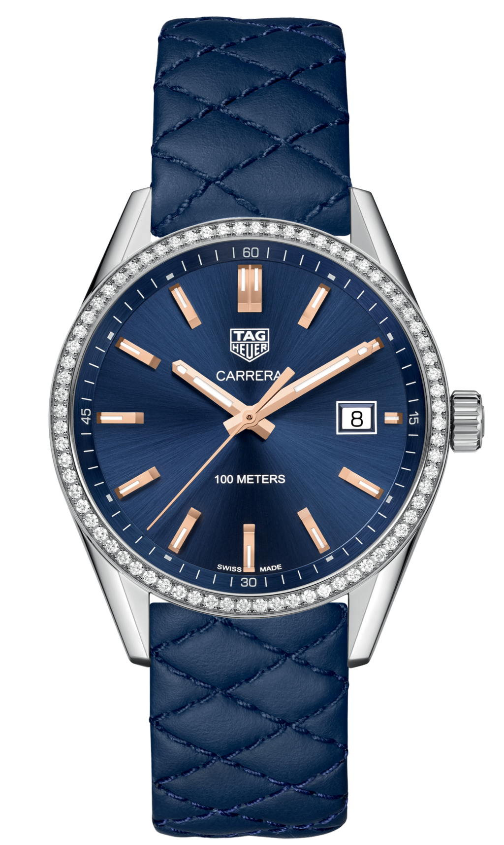 Tag Heuer Carrera Quartz 39mm Watch For Women War1114 Fc6391