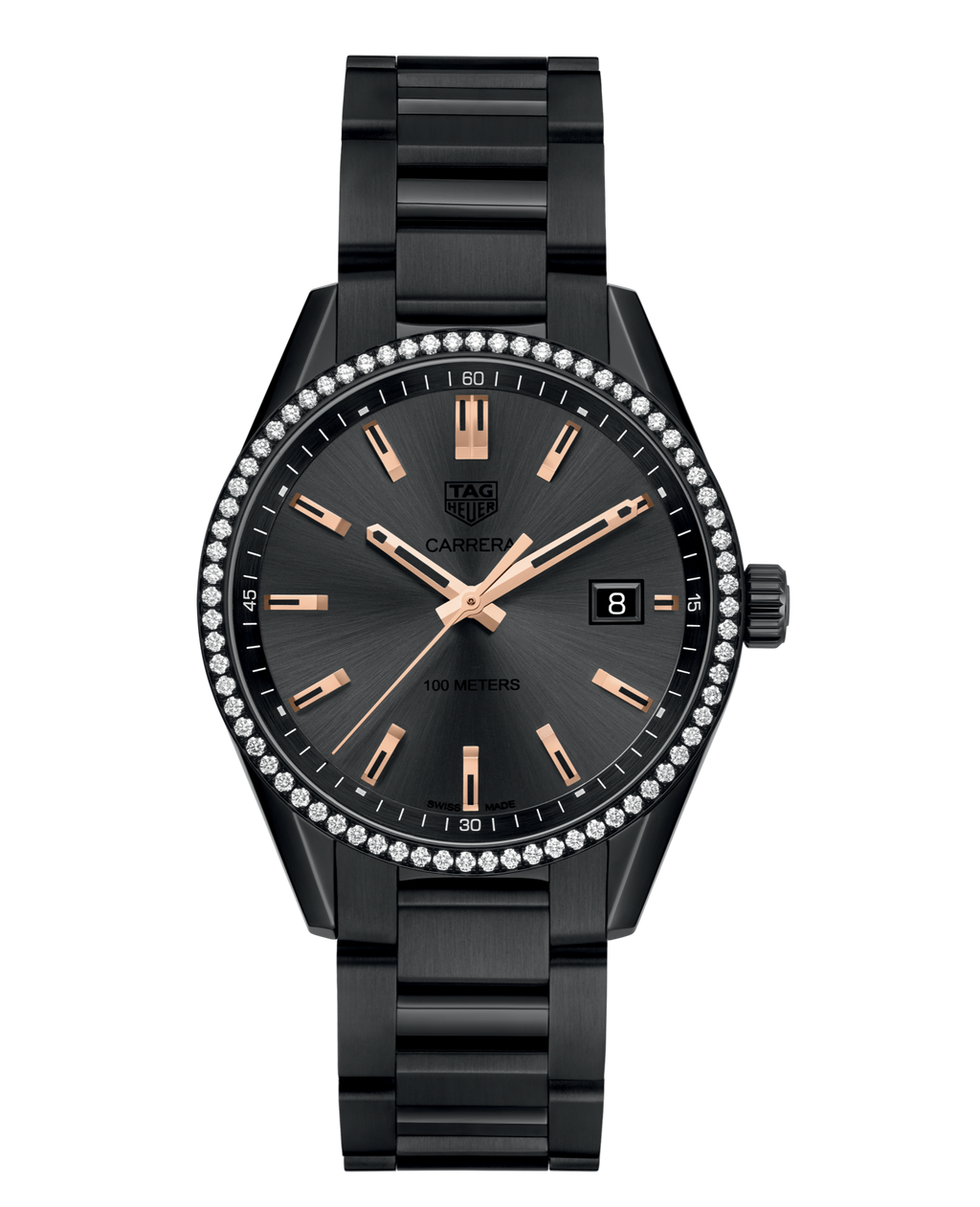 Tag Heuer Carrera Quartz 39mm Watch For Women War1115 Ba0602