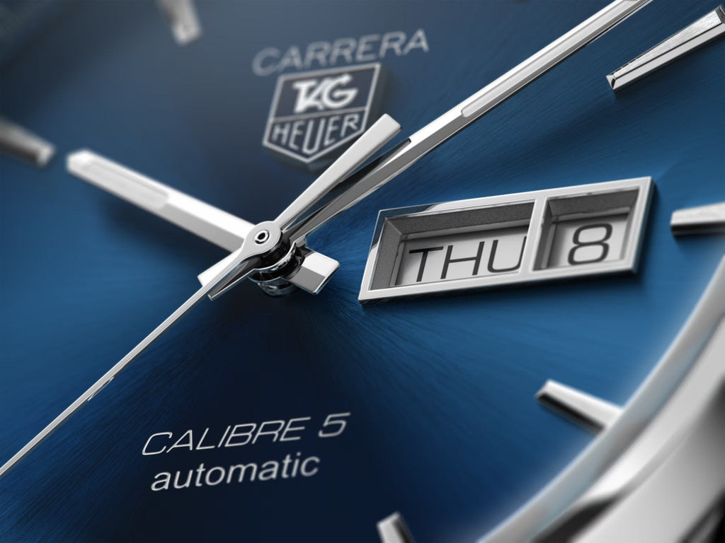 Carrera Calibre 5 Blue Steel Mens Watch War201e Ba0723