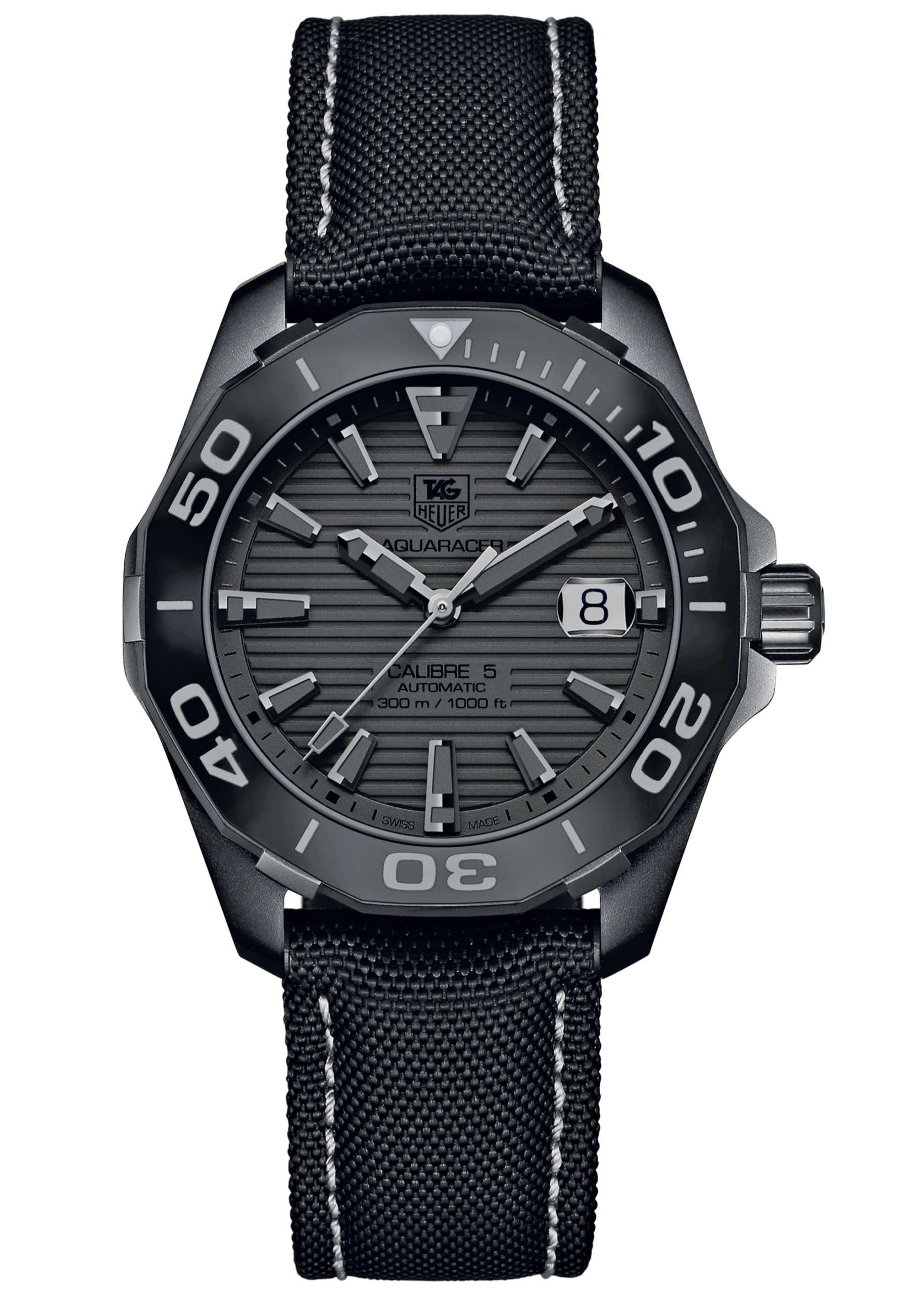 Tag Heuer Aquaracer Black Dial Watch For Men Way218b Fc6364