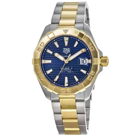 Tag Heuer Aquaracer Calibre 5 Blue Dial Two Tone Steel Strap Watch For Women Wbd2120 Bb0930