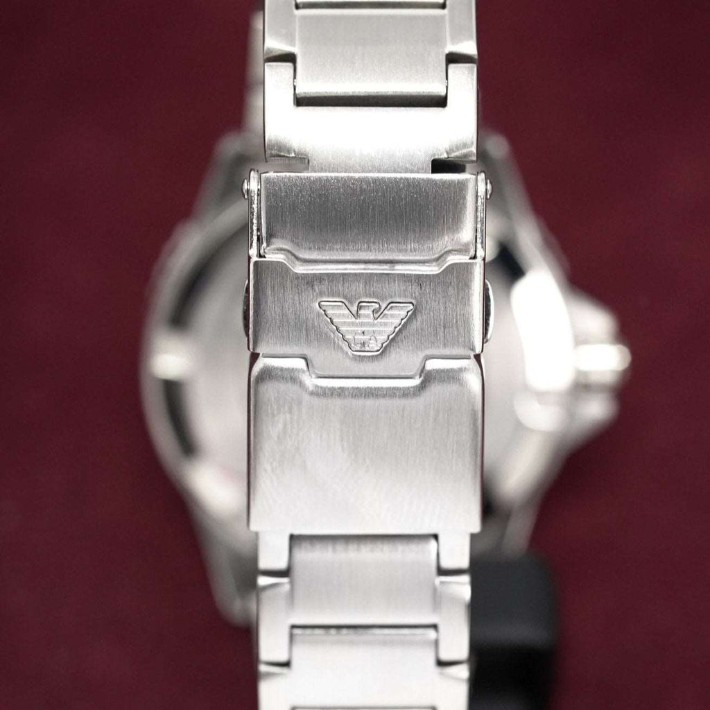 Emporio Armani Ar11338 Men S Diver Steel Watch