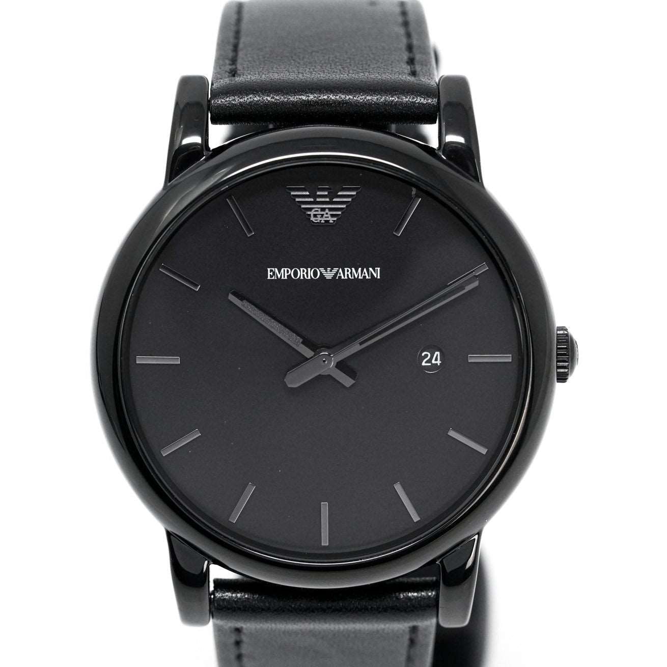 Emporio Armani Ar1732 Men S Classic Black Pvd Watch