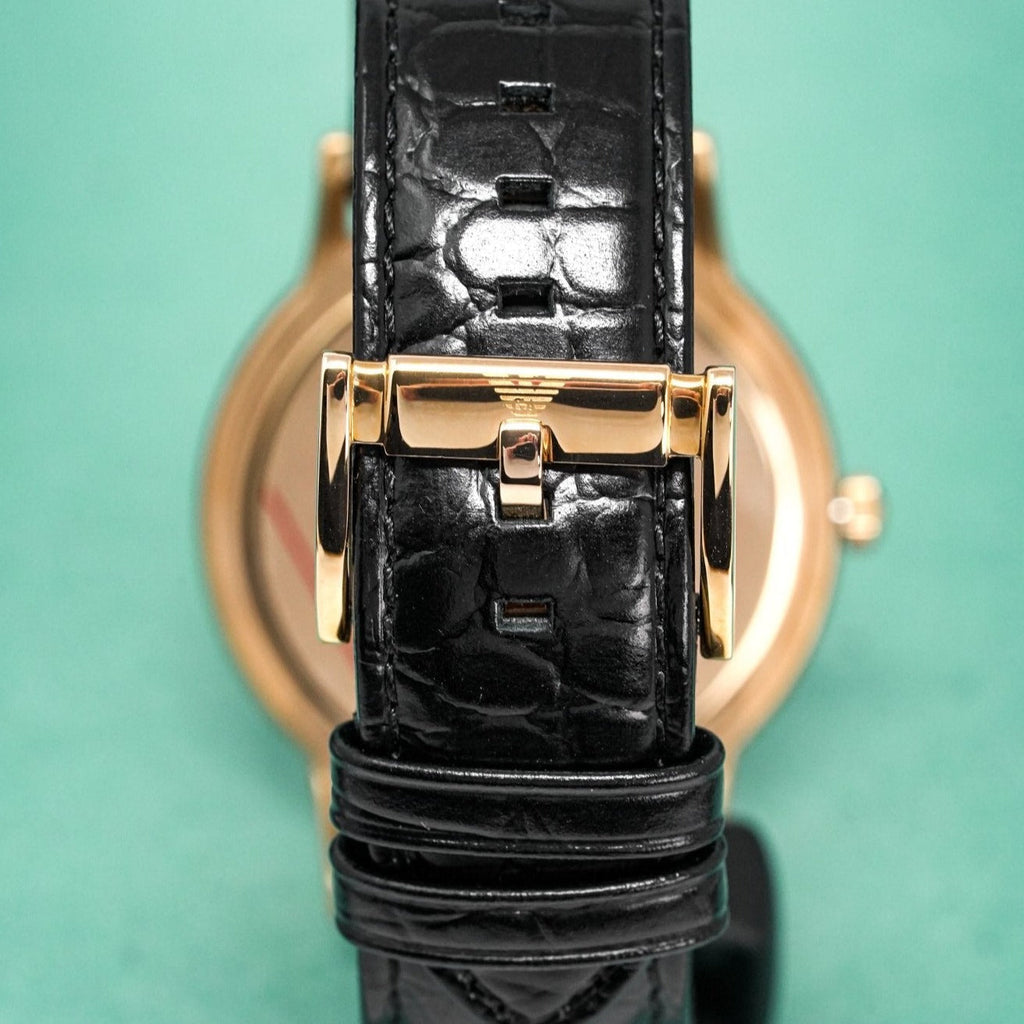 Emporio Armani Ar2425 Men S Renato Rose Gold Pvd Watch