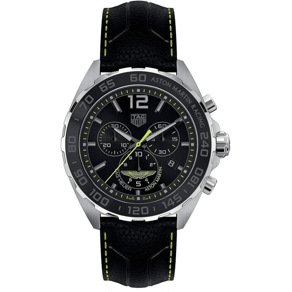 Tag Heuer Formula 1 Aston Martin Red Bull Racing Special Edition Quartz Chronograph 43mm Mens Watch Stainless Steel Case With Blue Textile Strap Blue Dial