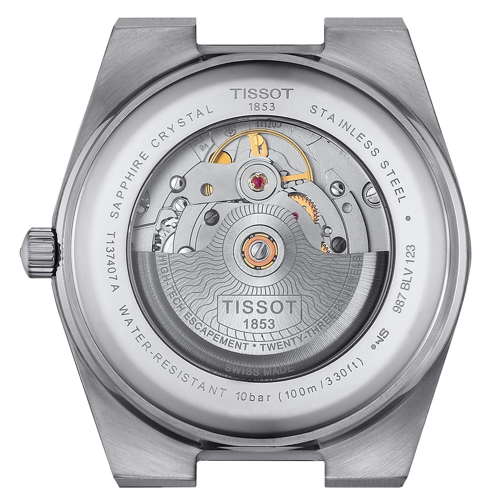 Tissot Prx Powermatic 80 Mens Silver Watch T1374072103100