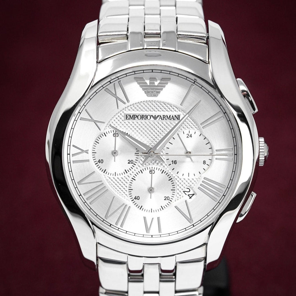 Emporio Armani Ar1702 Men S Valente Chronograph Steel Watch