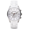 Emporio Armani Ar5859 Men S Chronograph Tazio White Watch
