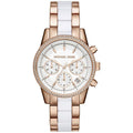 Michael Kors Mk6324 Ladies Ritz Two Tone Rose Gold Watch