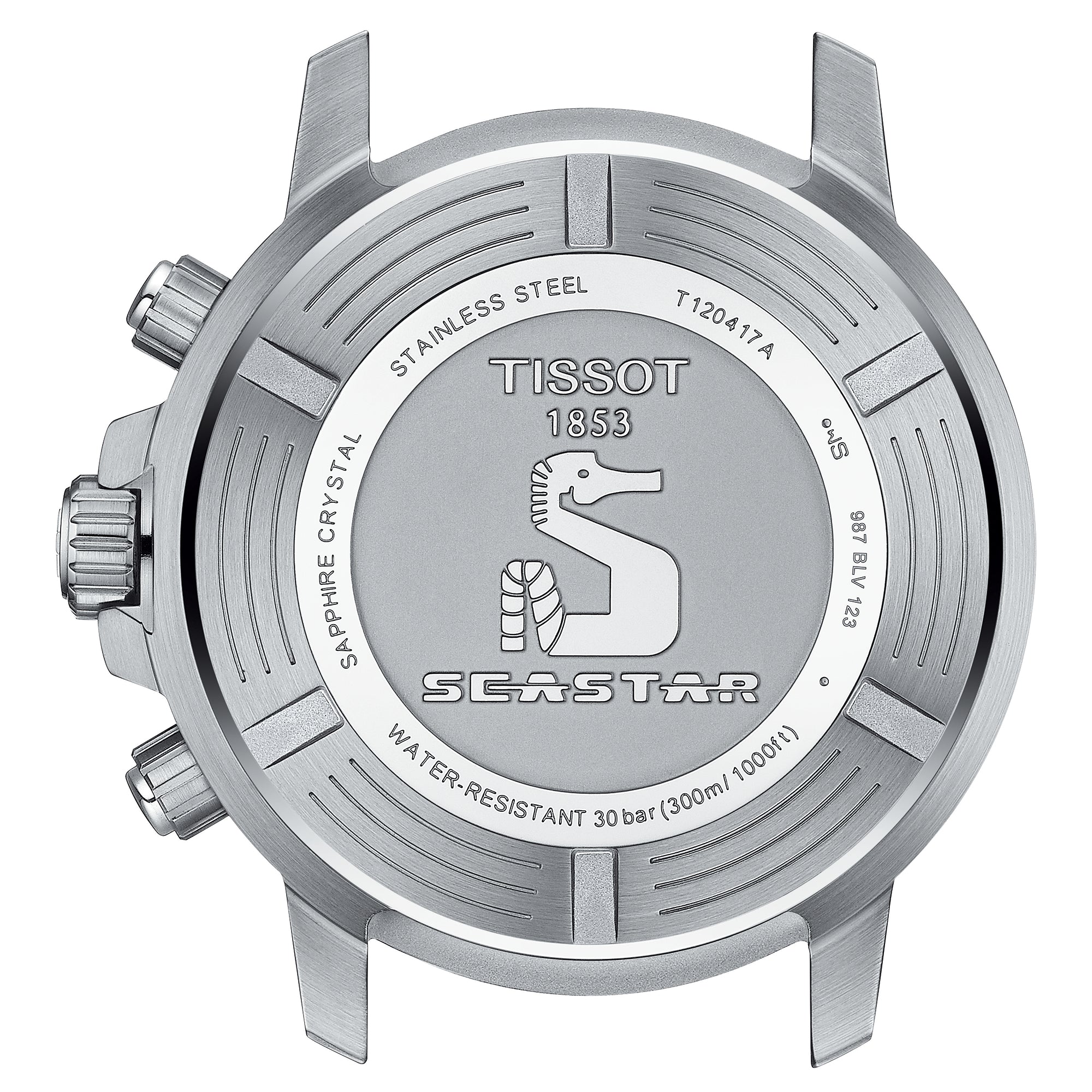 Tissot Seastar 1000 Quartz Chronograph Mens Graded Blue Watch T1204171104103