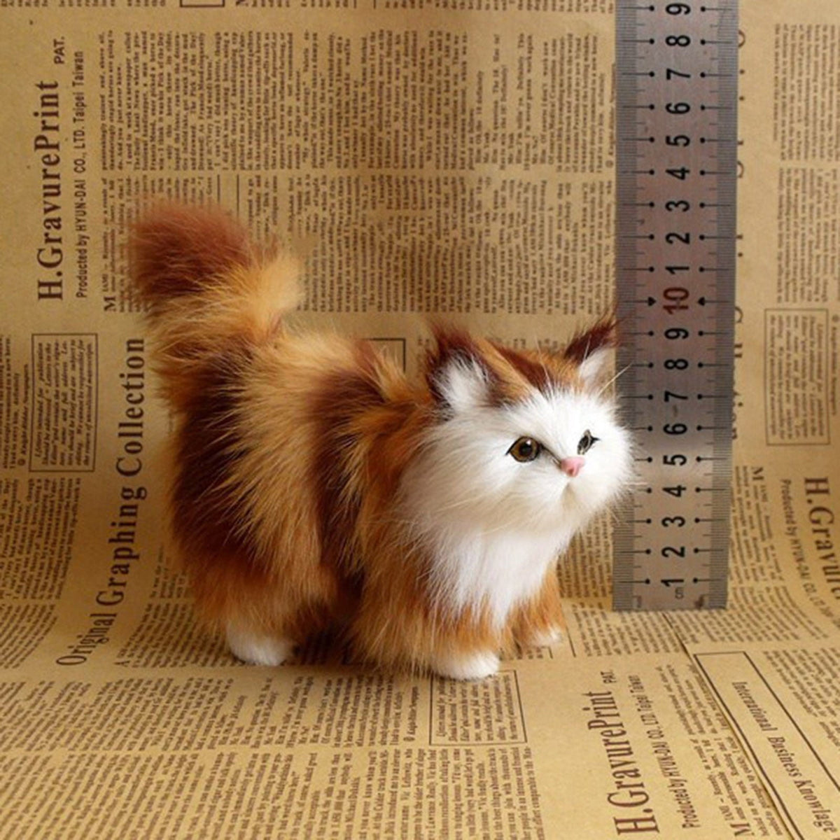 Cute Little Cat with Sound Stuffed Animal Small Plush Toy Christmas Gifts for