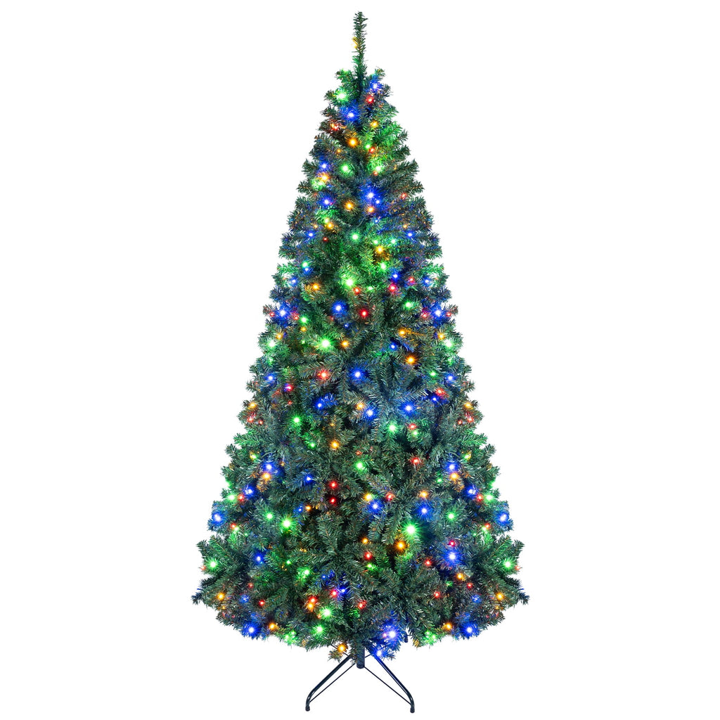 Costway 4Ft Pre-Lit Artificial Christmas Tree Hinged 100 LED Lights