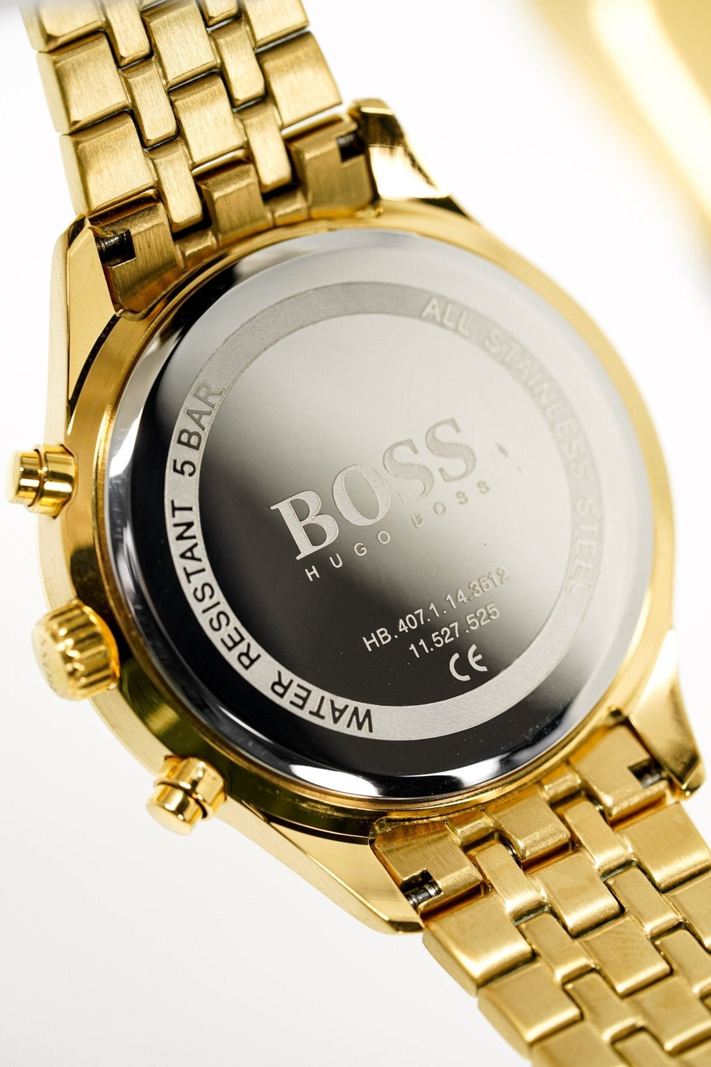 Hugo Boss Men S Watch Associate Yellow Gold Blue Hb1513841