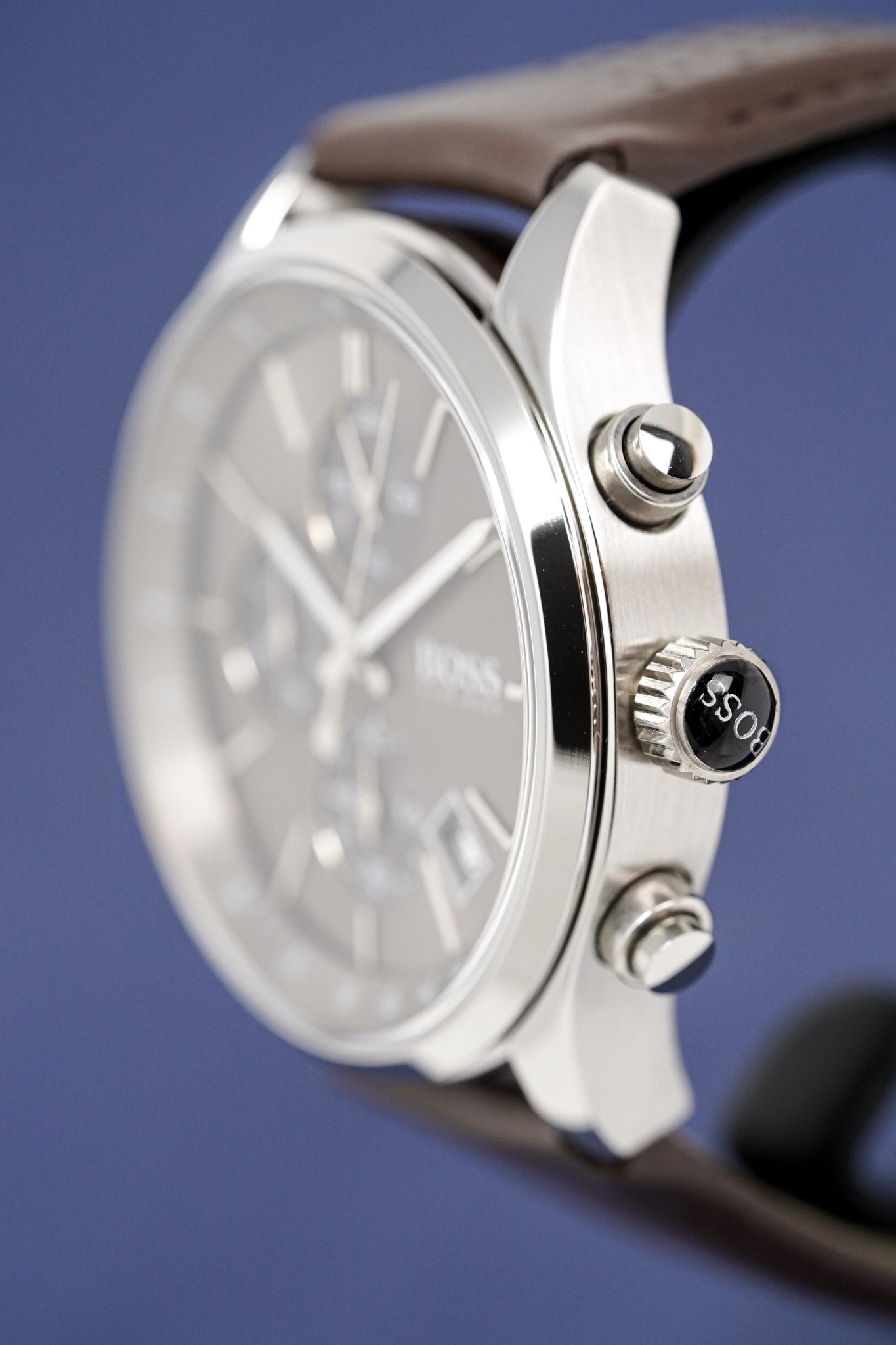 Hugo Boss Men S Watch Chronograph Grand Prix Grey Hb1513476