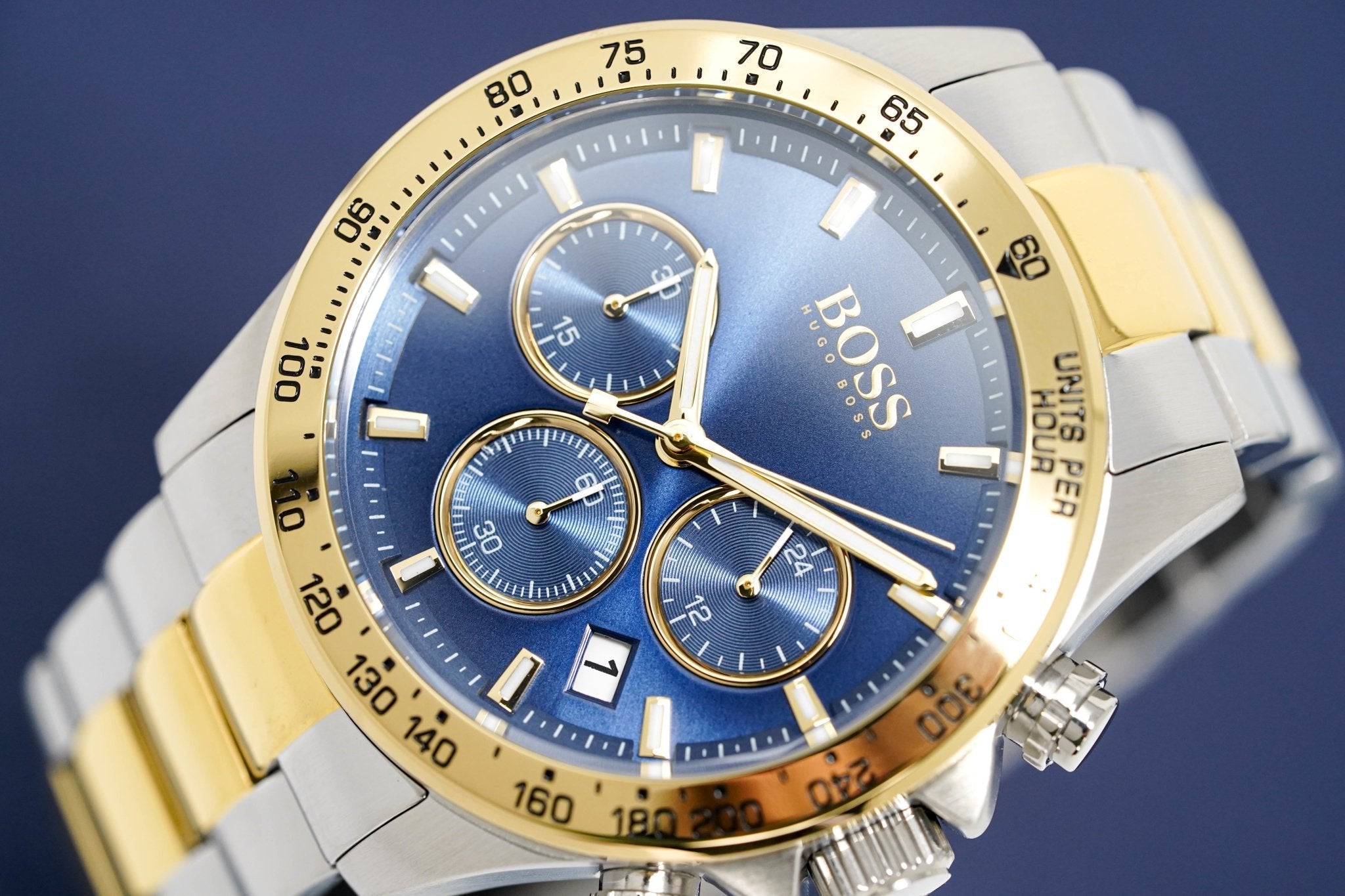 Hugo Boss Watch Chronograph Hero Two Tone Blue Hb1513767