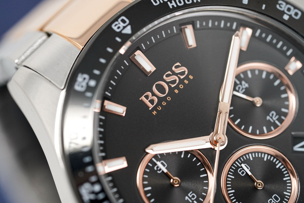 Hugo Boss Men S Watch Chronograph Hero Two Tone Hb1513757