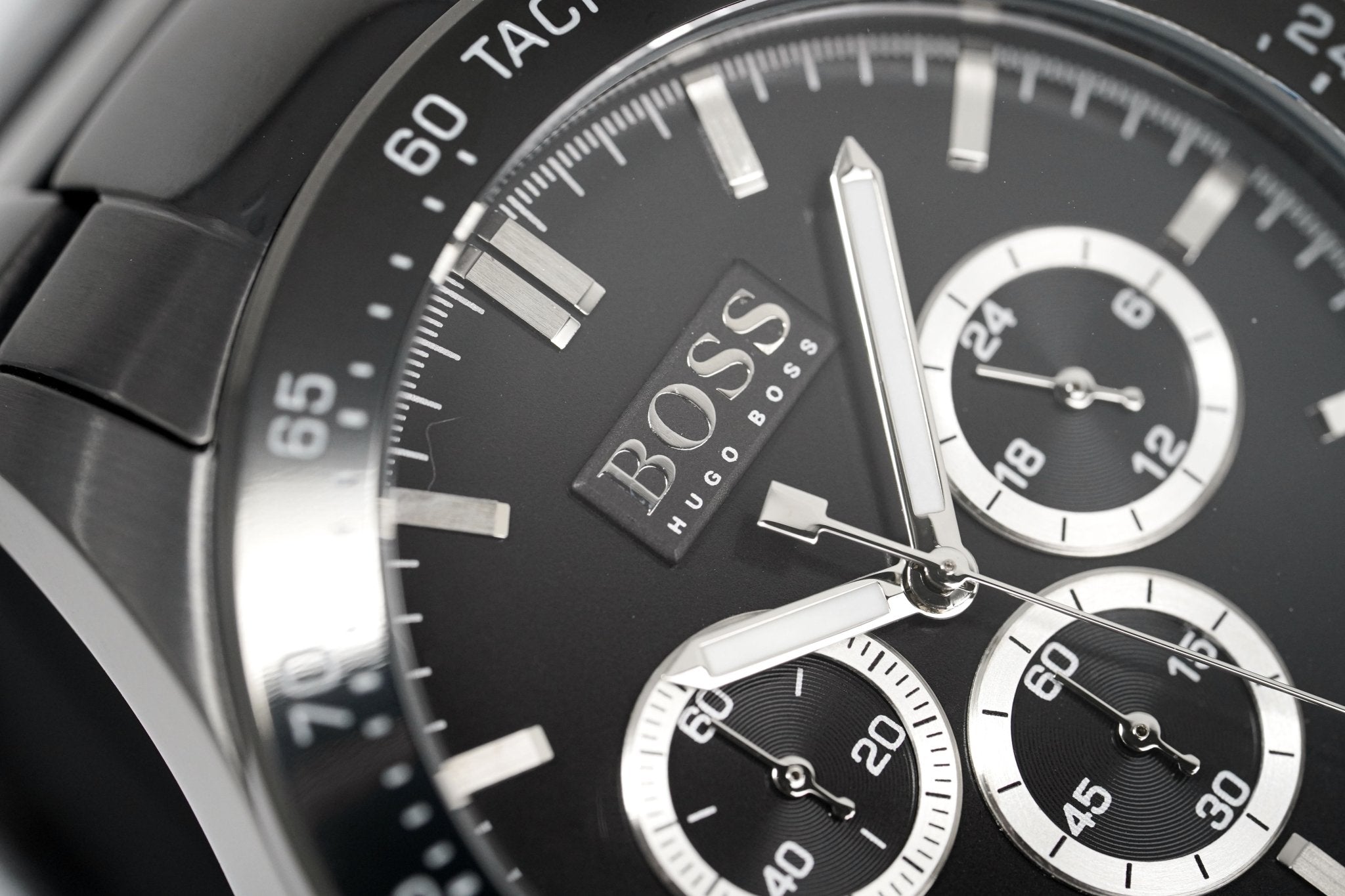 Hugo Boss Men S Watch Chronograph Ikon Black Pvd Hb1512961
