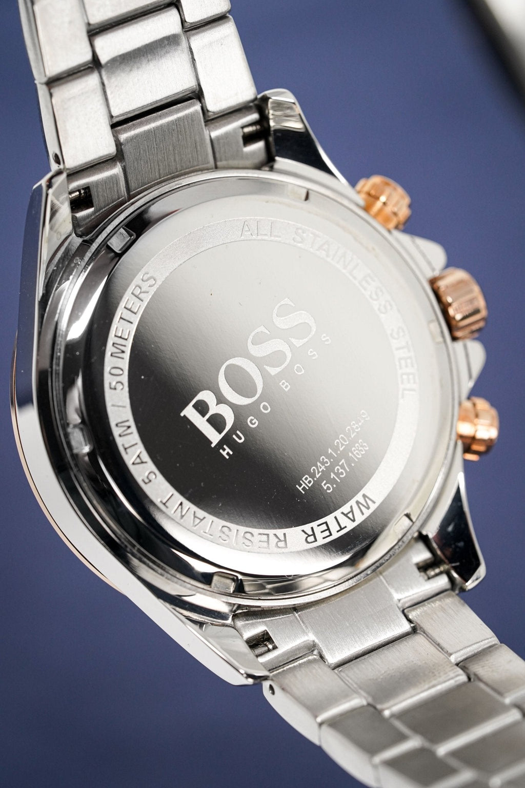 Hugo Boss Men S Watch Chronograph Ikon Two Tone Hb1513339