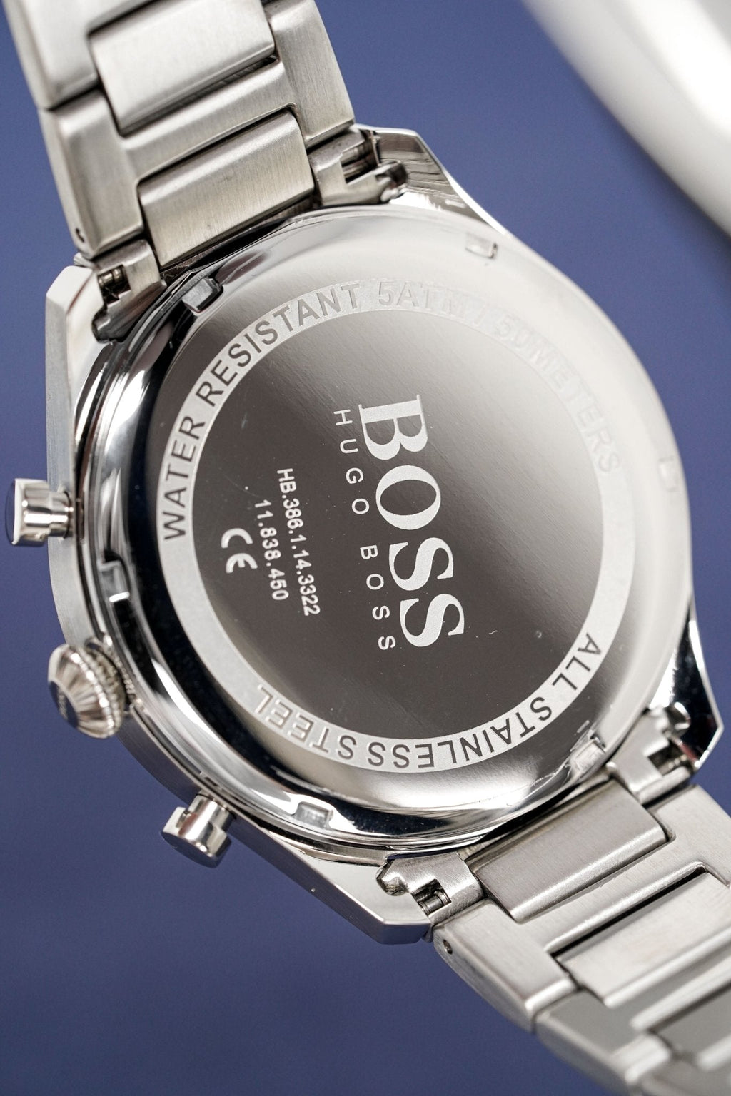 Hugo Boss Men S Watch Chronograph Pioneer Blue Hb1513867