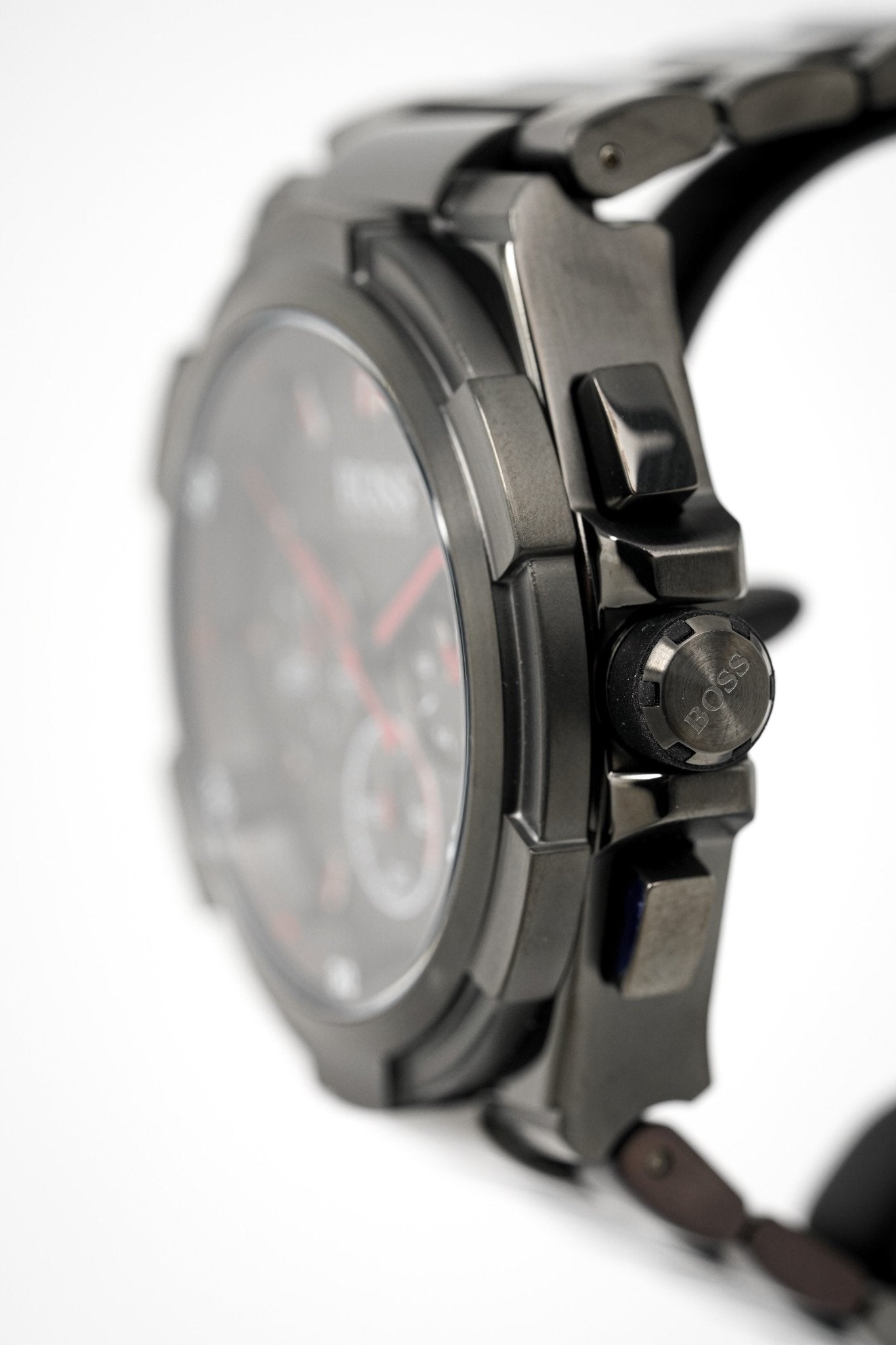 Hugo Boss Men S Watch Chronograph Supernova Gun Metal Hb1513361