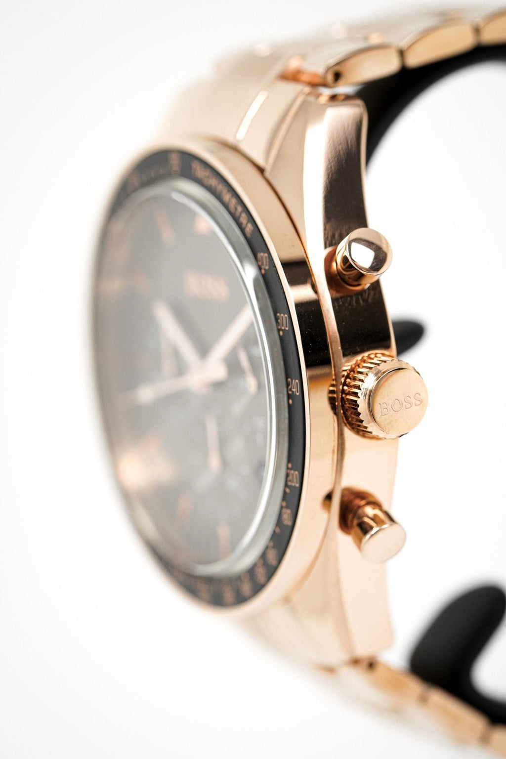 Hugo Boss Men S Watch Chronograph Trophy Rose Gold Hb1513632
