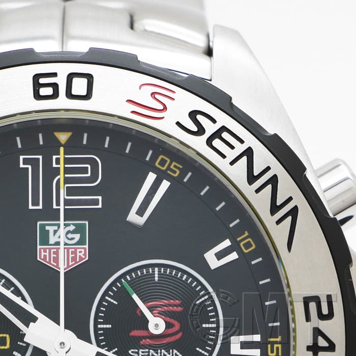 Tag Heuer Formula 1 Senna Limited Edition Chronograph Black Dial Silver Steel Strap Watch For Men Caz1013 Ba0883
