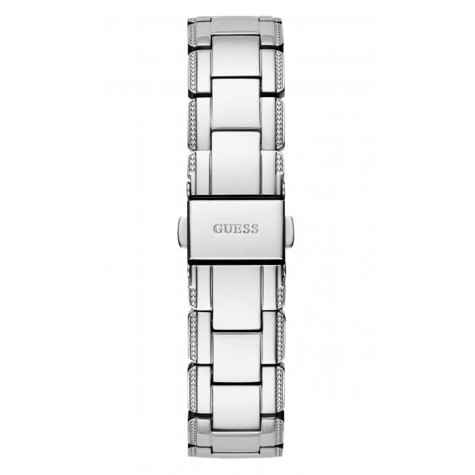 Guess Watches Ladies Crystal Clear Stainless Steel Silver Watch Gw0470l1
