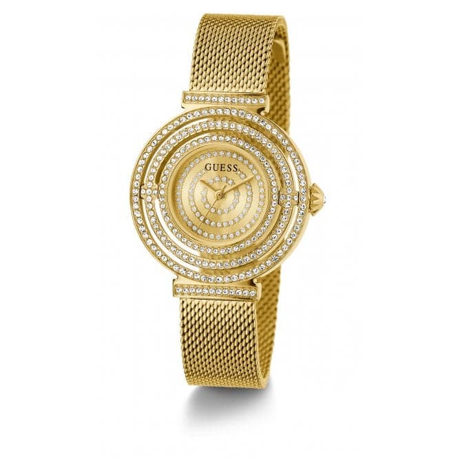 Guess Watches Ladies Dream Stainless Steel Gold Watch Gw0550l2