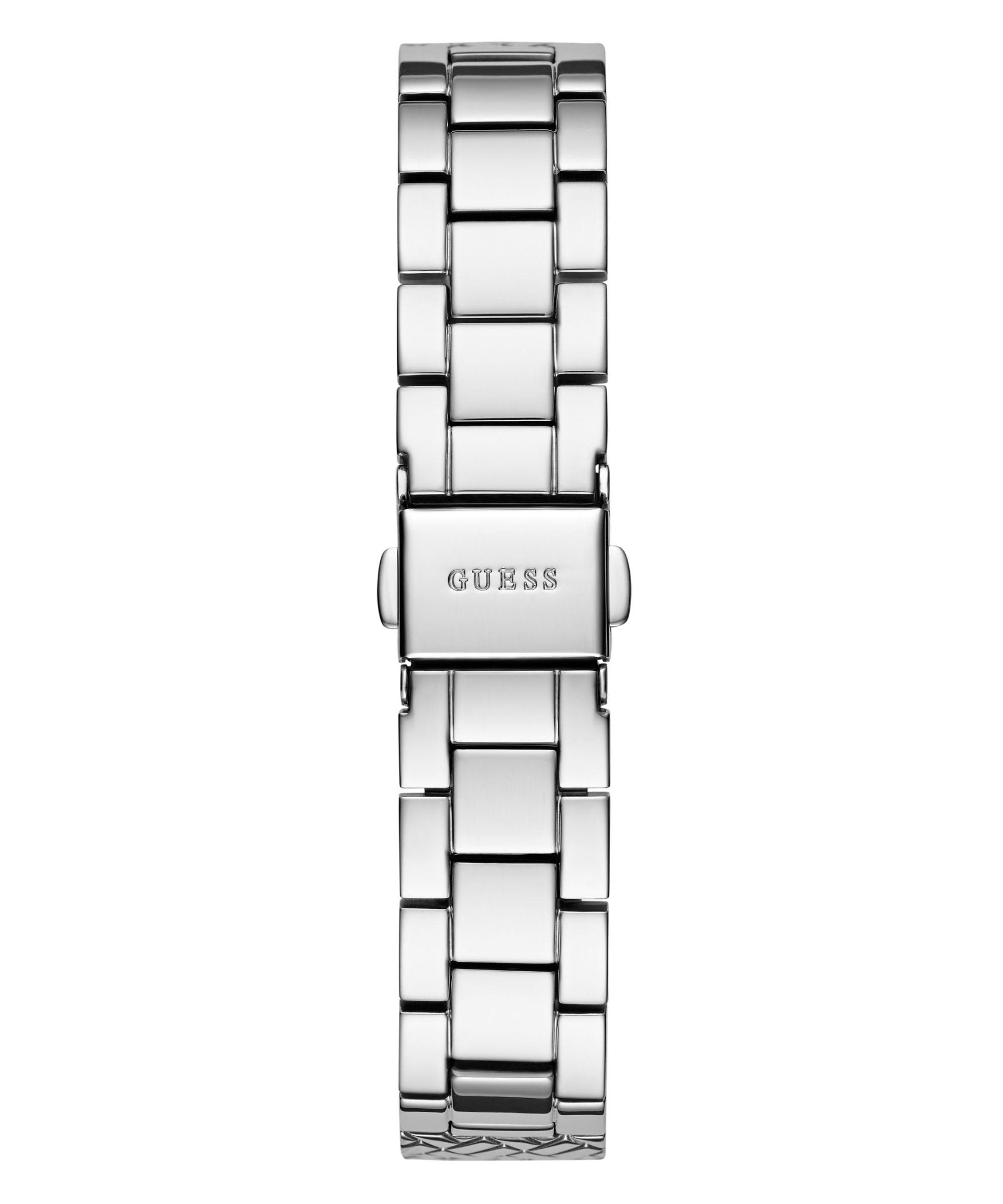 Ladies Enchantment Silver Tone Recycled Steel Watch Gw0763l1