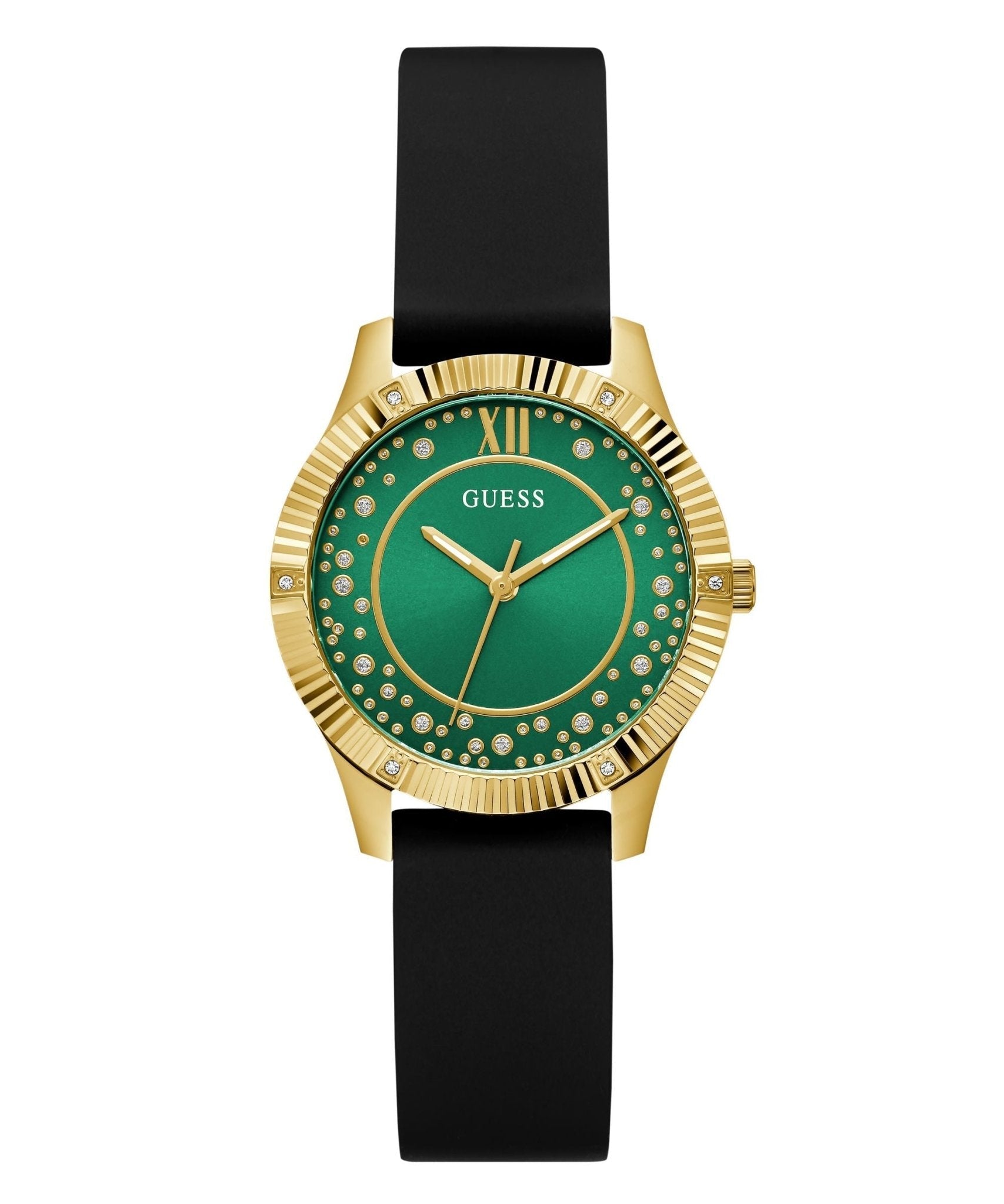Ladies Starstruck Gold Tone Silicone Watch Gw0766l3