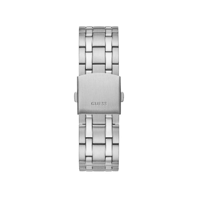 Guess Watches Mens Continental Stainless Steel Black Watch Gw0260g1