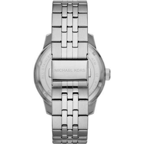 Michael Kors Mk7153 Men S Cunningham Silver Blue 44mm Watch