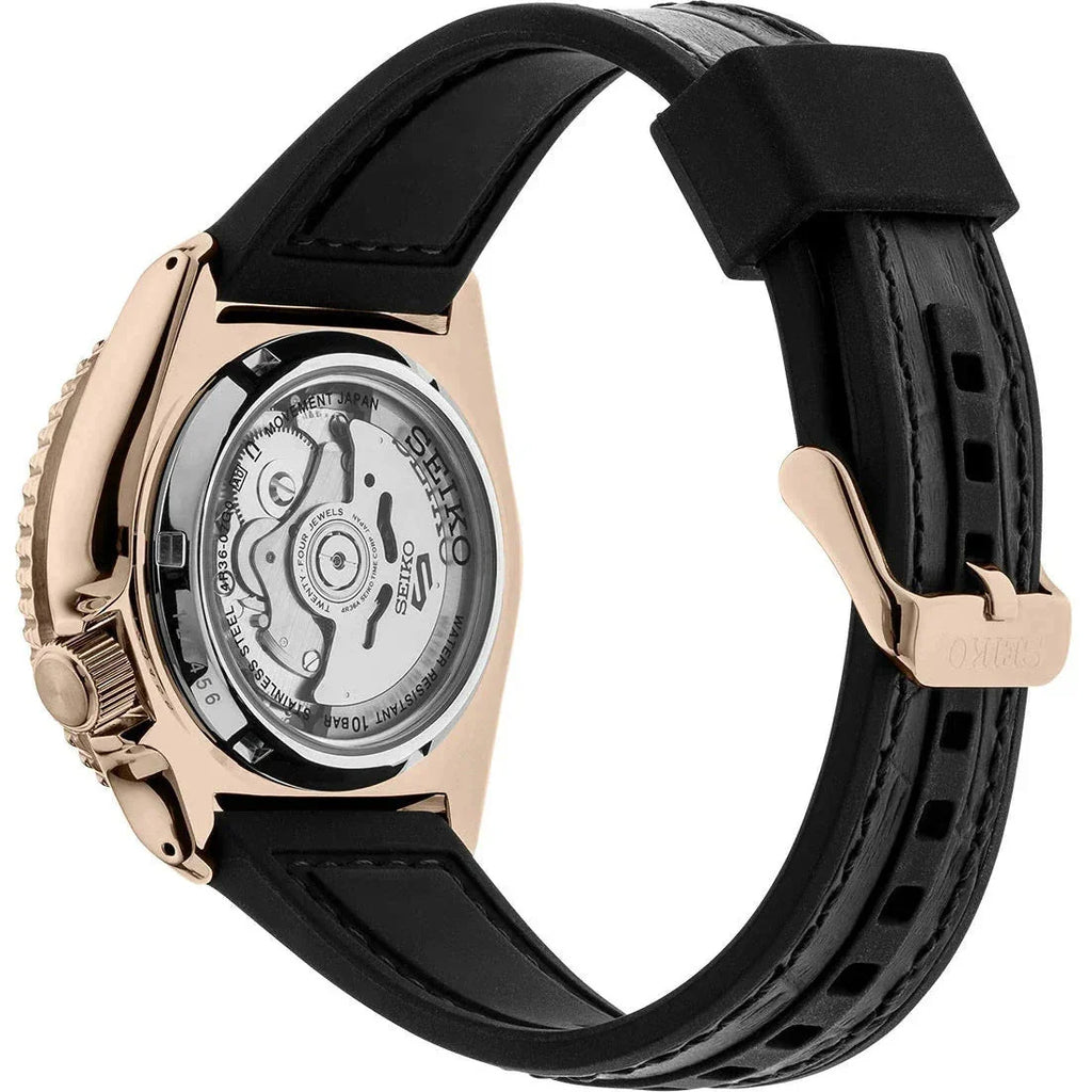 Seiko 5 Sports Auto Mens Black Watch Srpd76k1