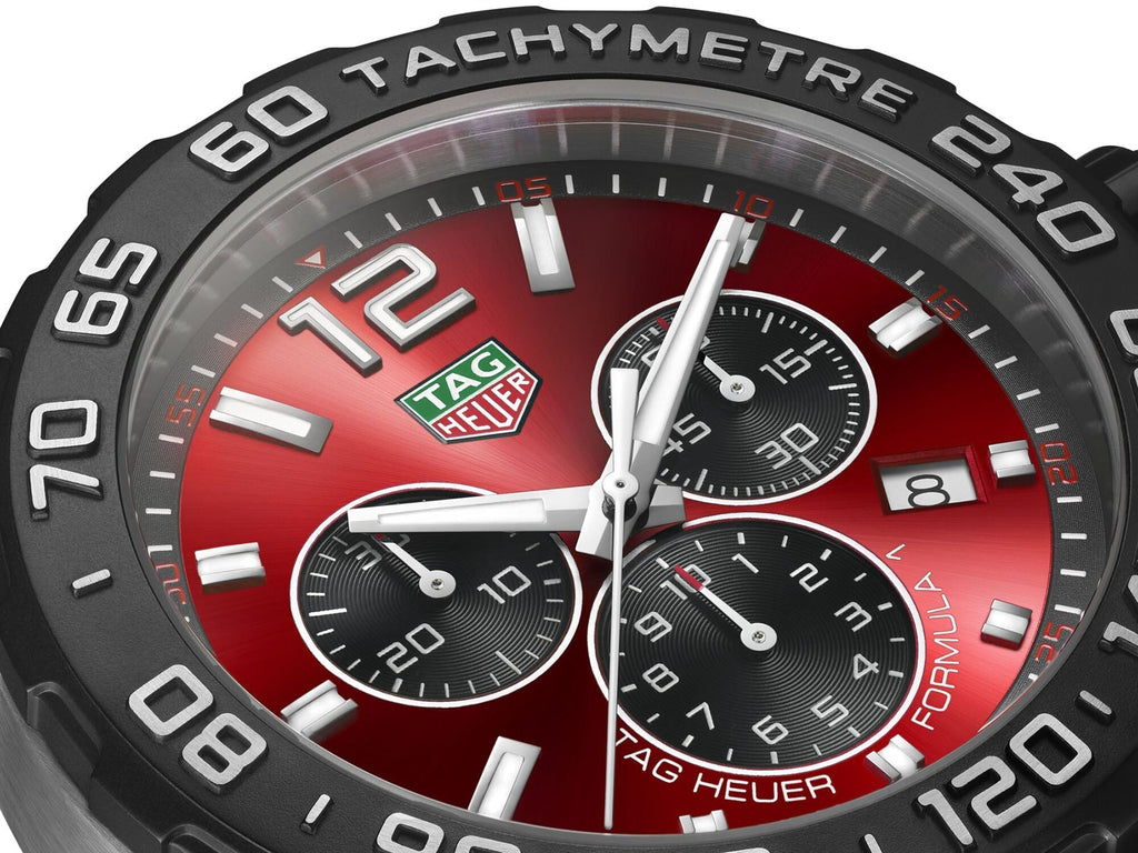 Tag Heuer Watch Formula 1 Chronograph Red Caz101an Ft8055