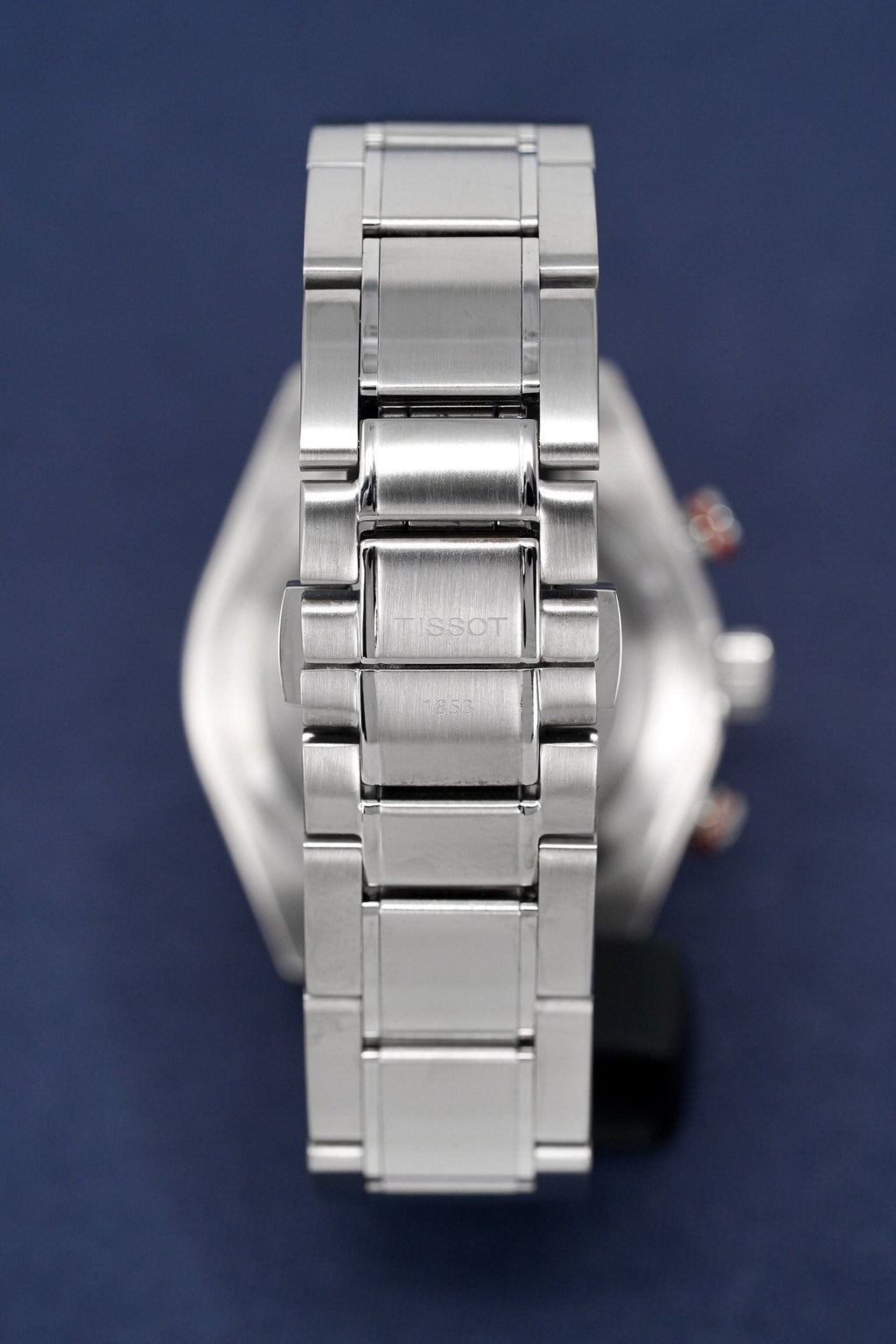 Tissot Mens Chronograph Watch Prs 516 Steel Red T1004171105101