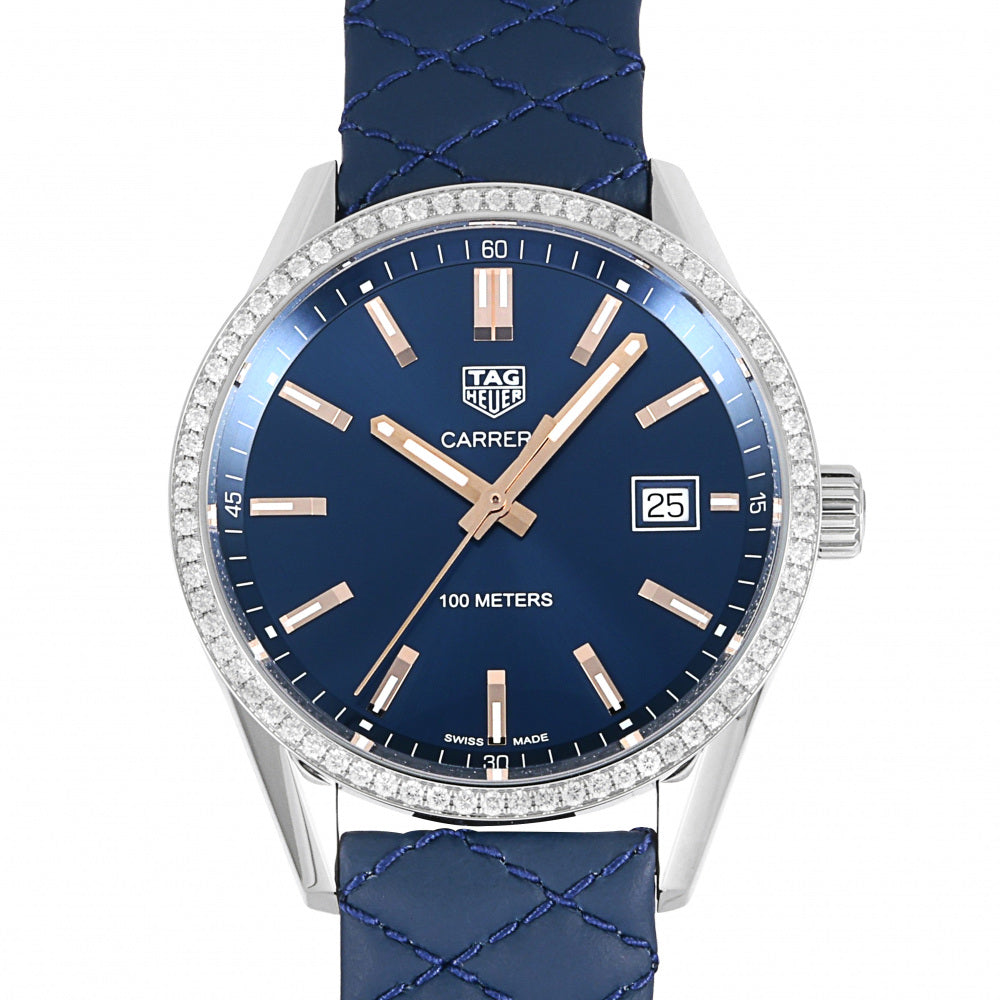 Tag Heuer Carrera Quartz 39mm Watch For Women War1114 Fc6391
